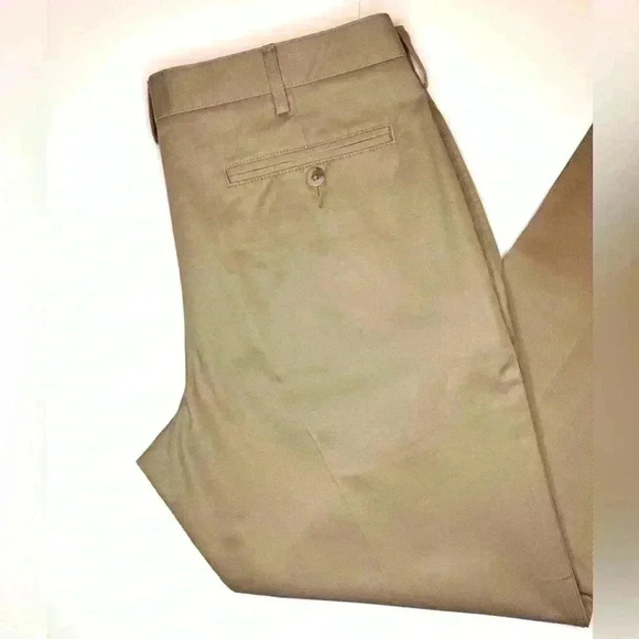 LANDS’ END men’s Slim Fit Khaki Pants Size- 33 - Picture 7 of 9